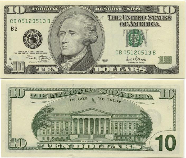 10 Dólar EE.UU.